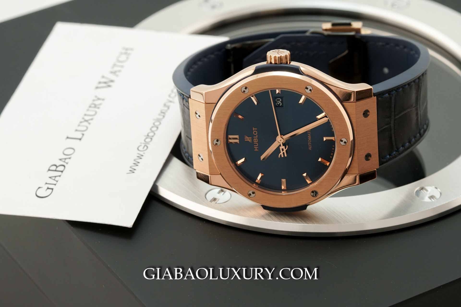 Đồng Hồ Hublot Classic Fusion 42mm Blue Dial  542.OX.7180.LR