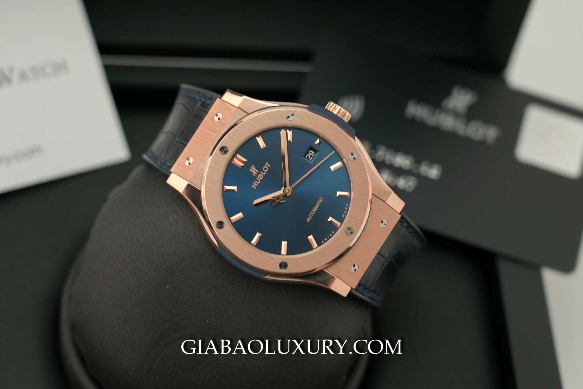 Đồng Hồ Hublot Classic Fusion Blue 42mm 542.OX.7180.LR