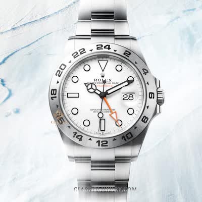 Đồng Hồ Rolex Explorer II 226570 Mặt Số Trắng