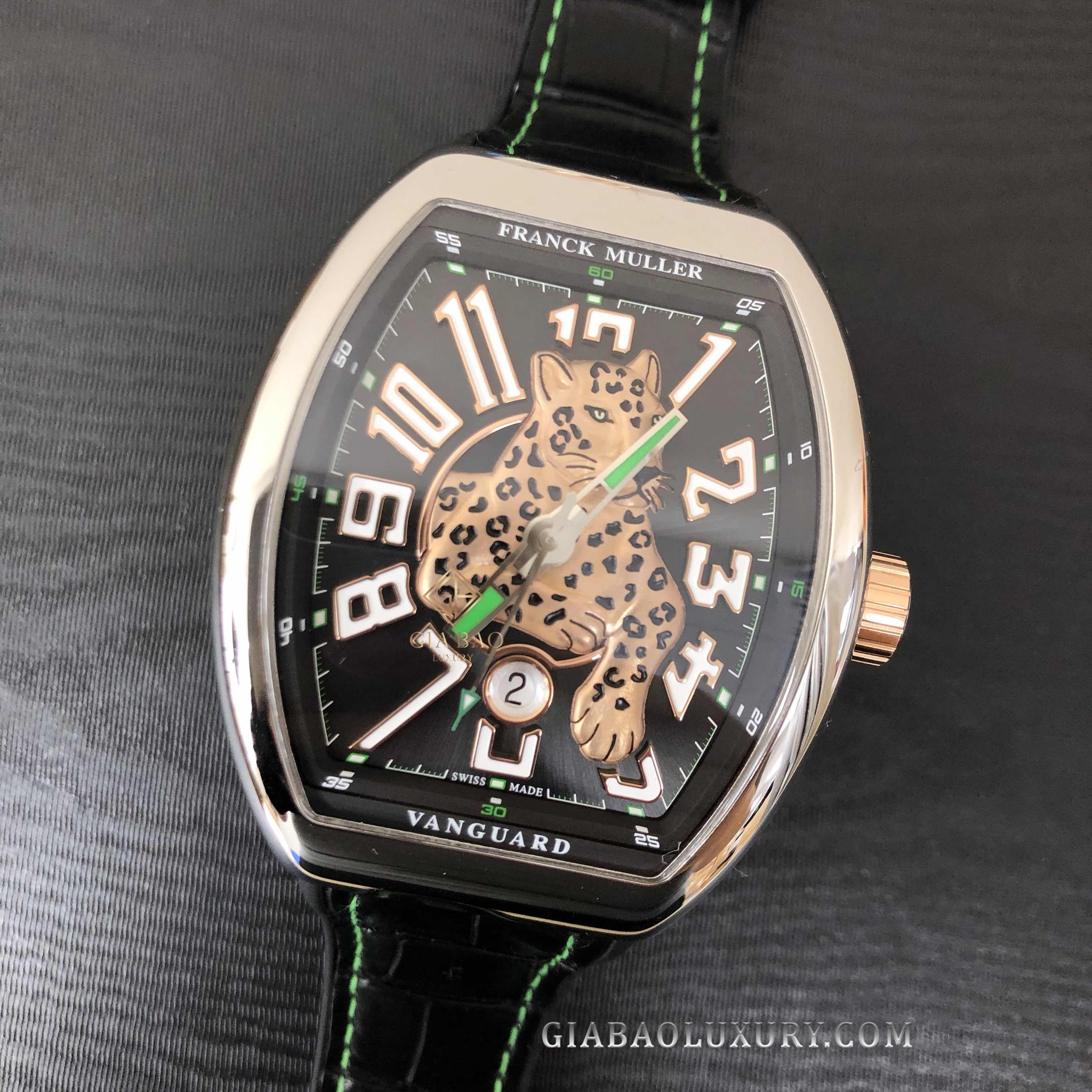 Đồng Hồ Franck Muller Vanguard V 45 SC DT AC 5N LEOPARD