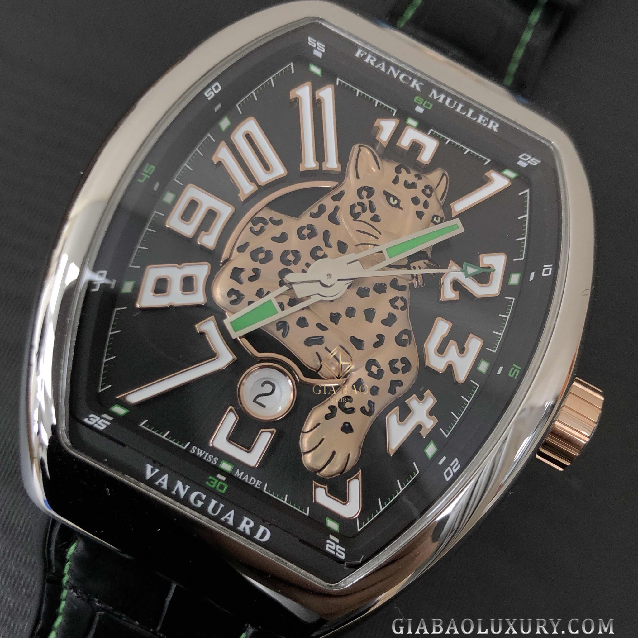 Đồng Hồ Franck Muller Vanguard V 45 SC DT AC 5N LEOPARD