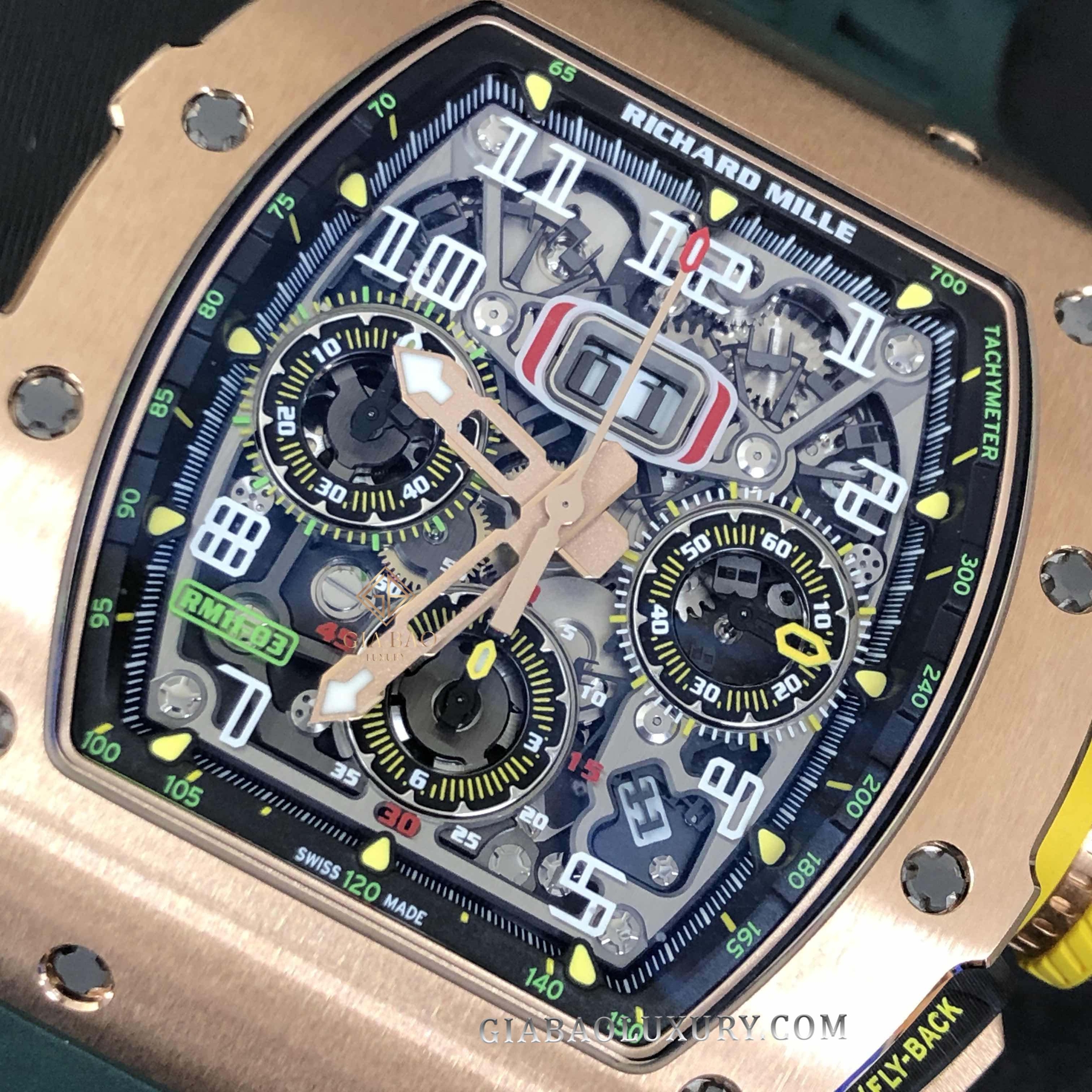 Đồng Hồ Richard Mille RM011-03 RG (Green)