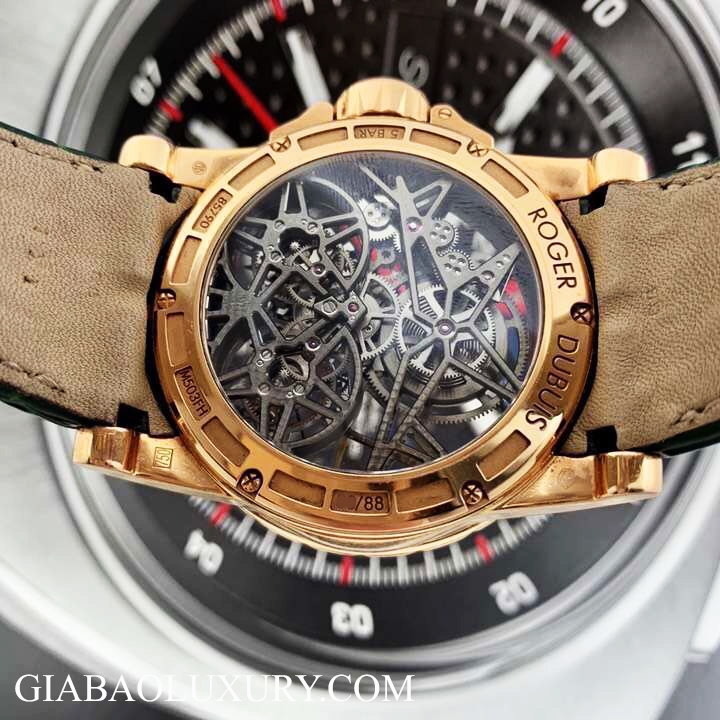 Đồng hồ Roger Dubuis Excalibur Skeleton Double Flying Tourbillon RDDBEX0283