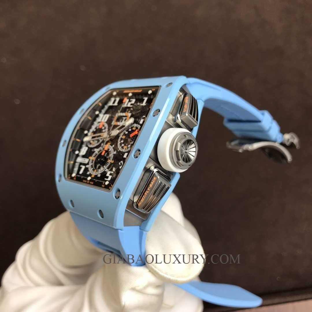 Đồng Hồ Richard Mille RM 011 Automatic Flyback Chronograph Last Edition Blue Ceramic