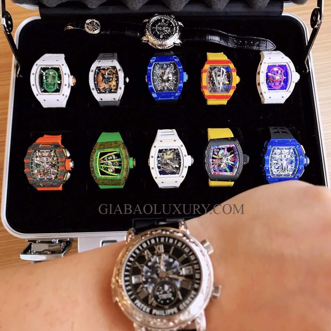 Đồng Hồ Richard Mille RM 011 Automatic Flyback Chronograph Last Edition Blue Ceramic