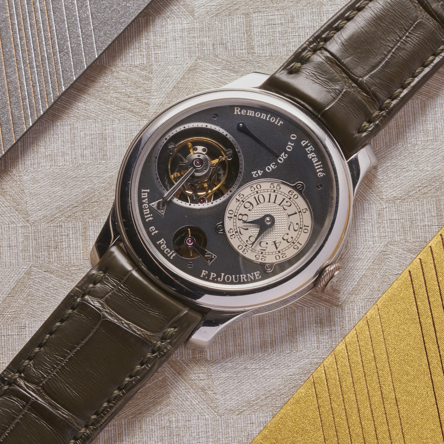 Đồng hồ FP Journe Tourbillon Souverain Ruthenium 