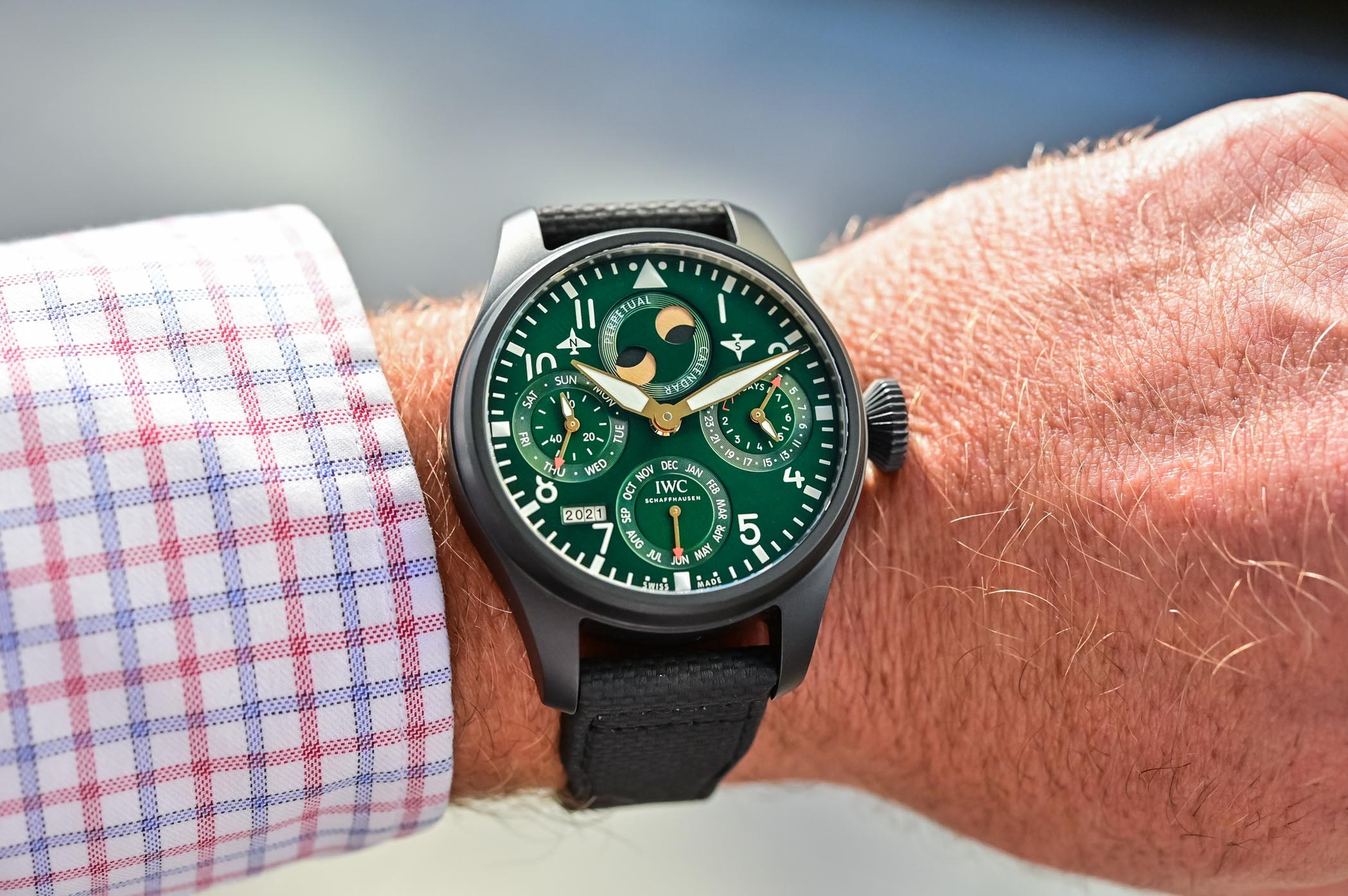 Đồng hồ IWC Big Pilot’s Watch Perpetual Calendar Edition Racing Green