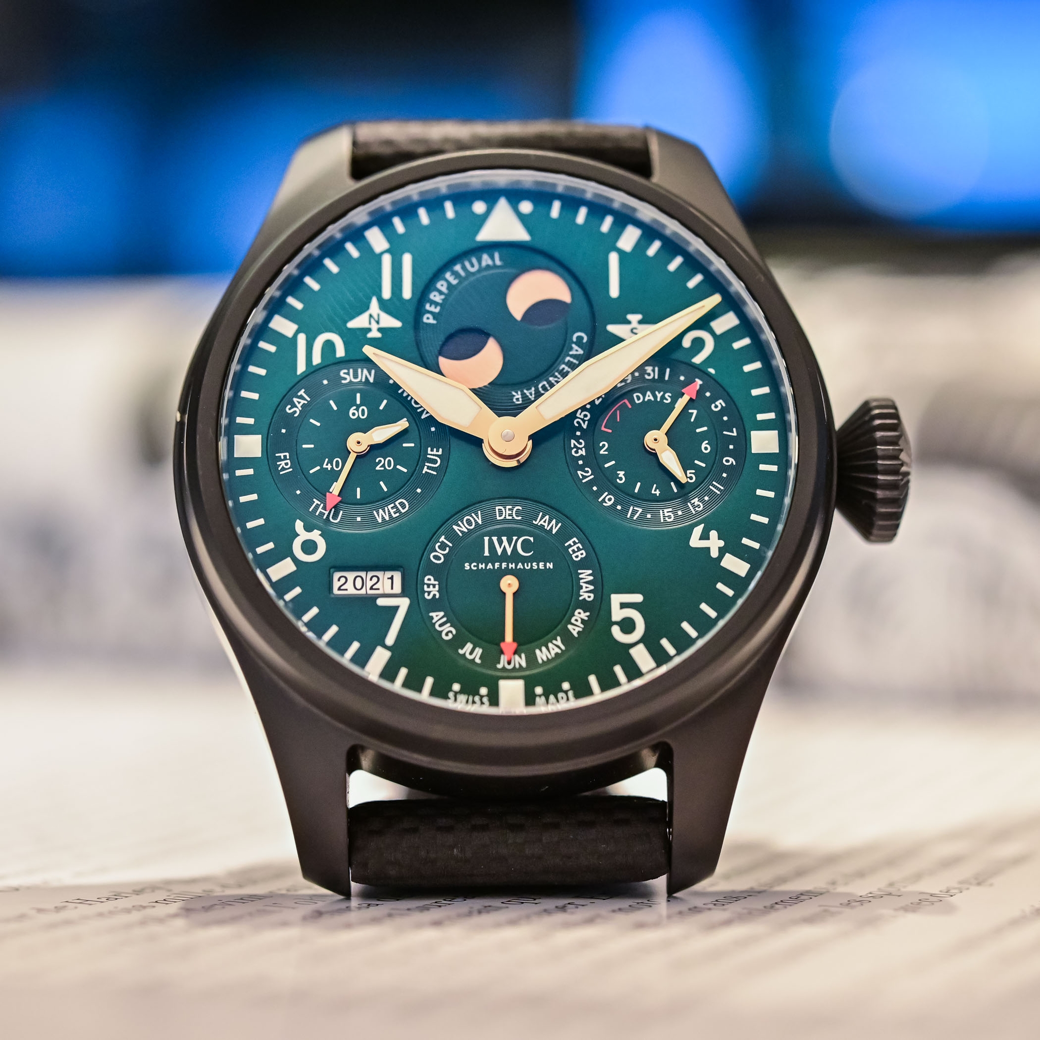 Đồng hồ IWC Big Pilot’s Watch Perpetual Calendar Edition Racing Green