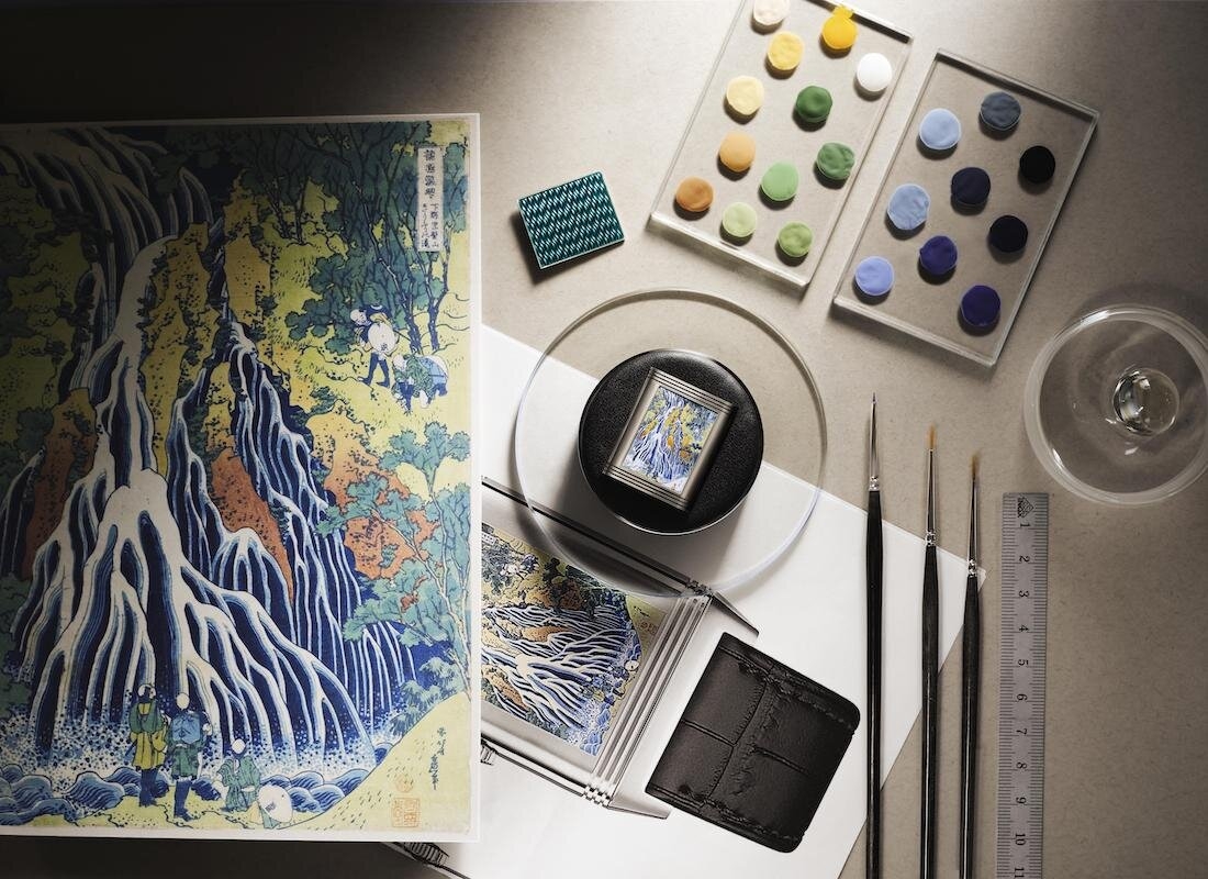Jaeger-LeCoultre Reverso Tribute Enamel - Hokusai 'Kirifuri Waterfall