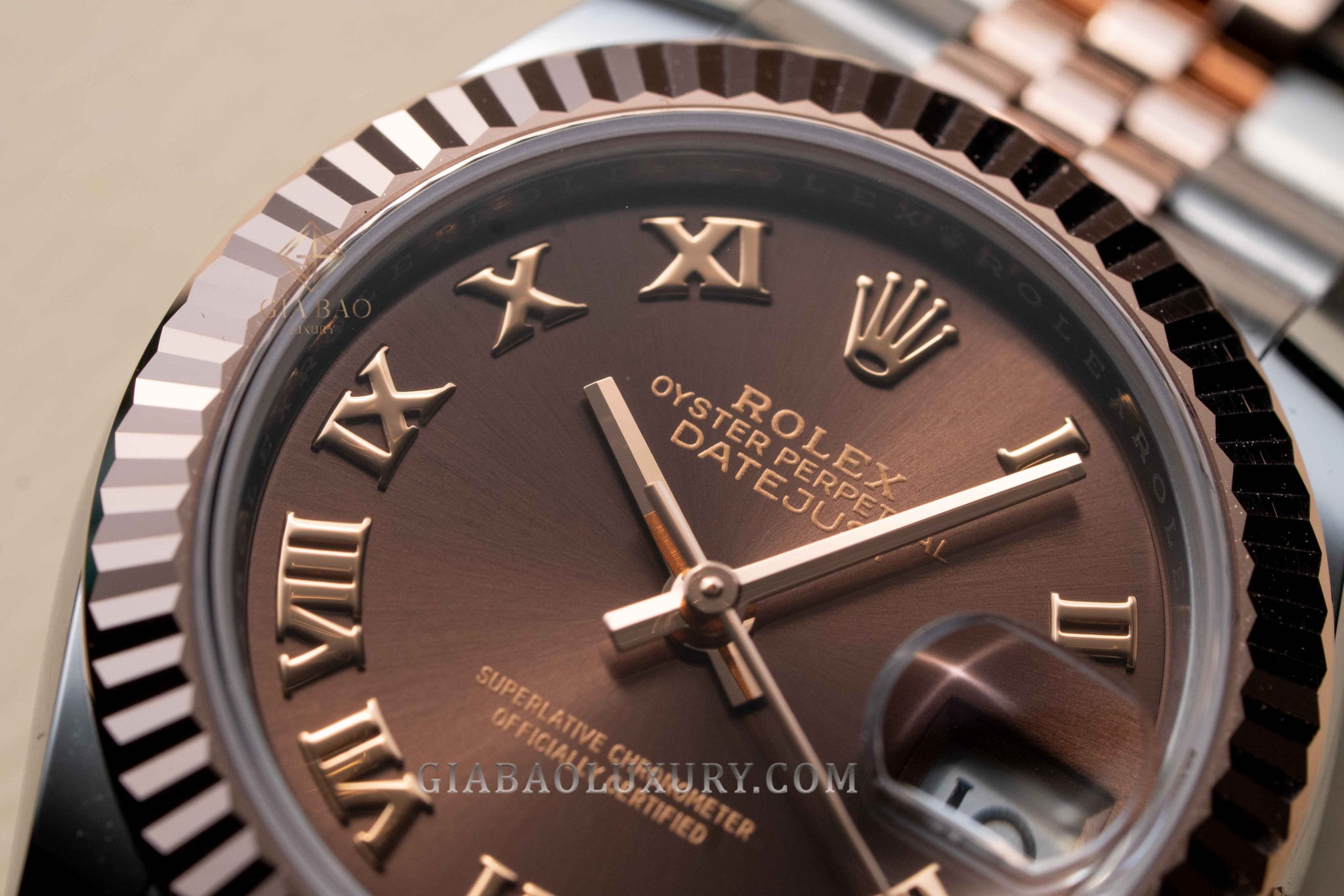 Đồng Hồ Rolex Lady-Datejust 279171 Mặt Số Chocolate Cọc Số La Mã