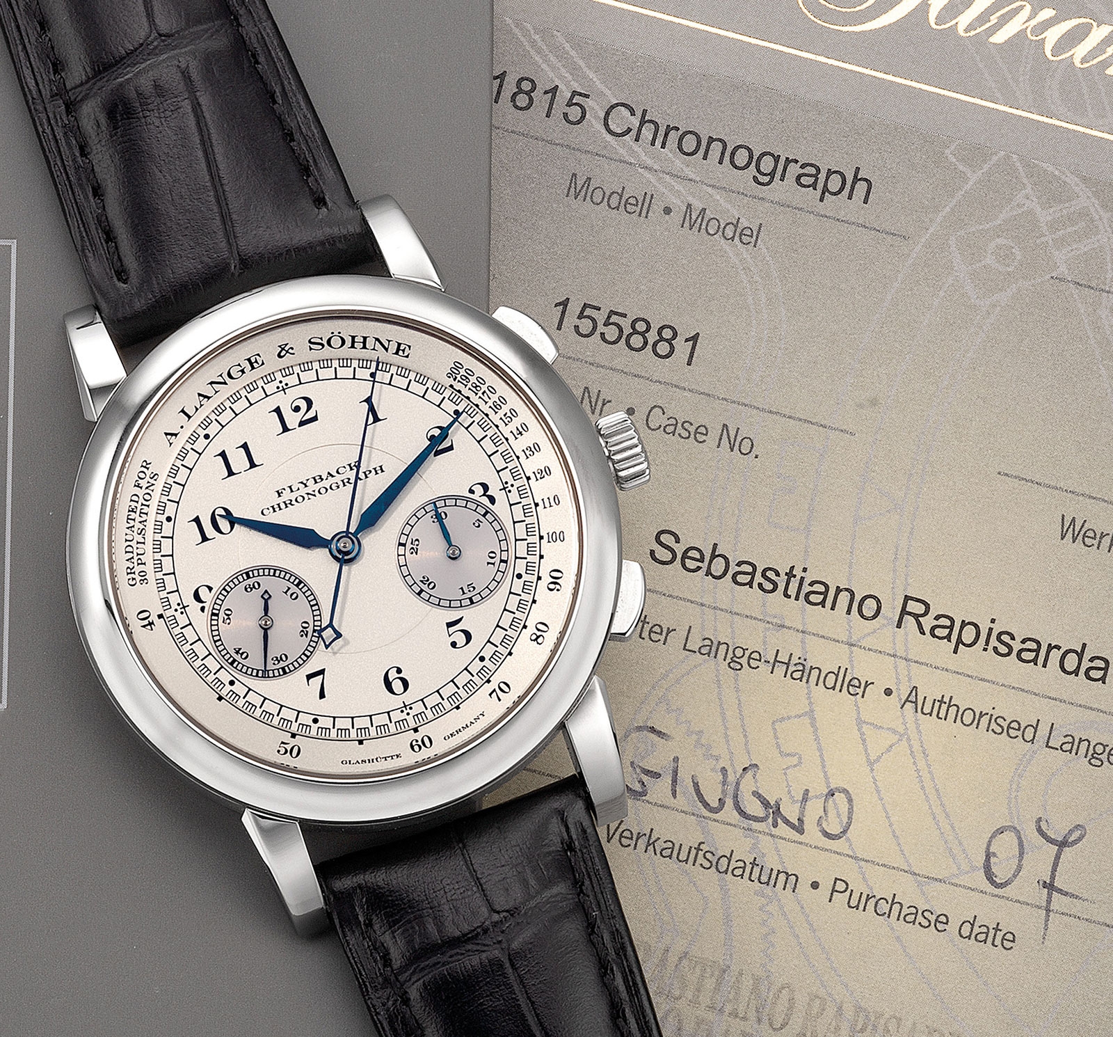 Lot 886 – A. Lange & Söhne 1815 Chronograph