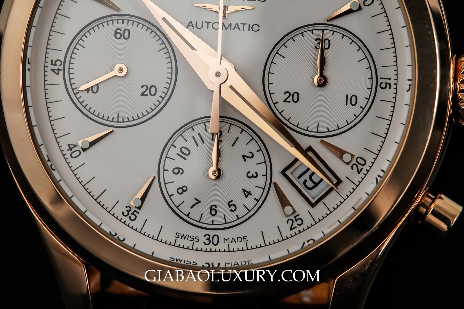  Longines Heritage Automatic Chronograph Silver Dial
