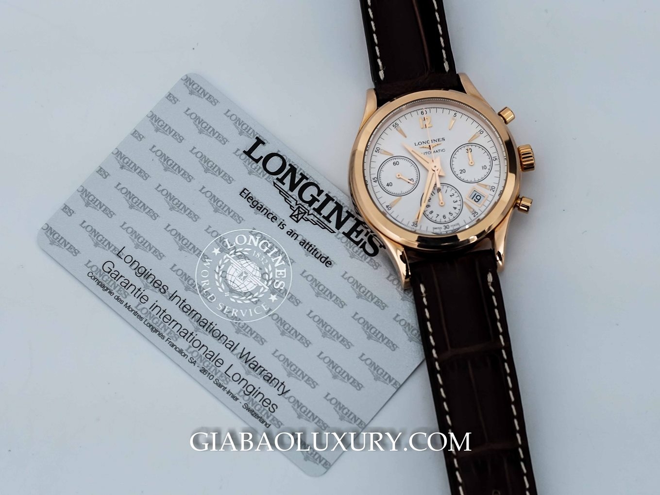  Longines Heritage Automatic Chronograph Silver Dial