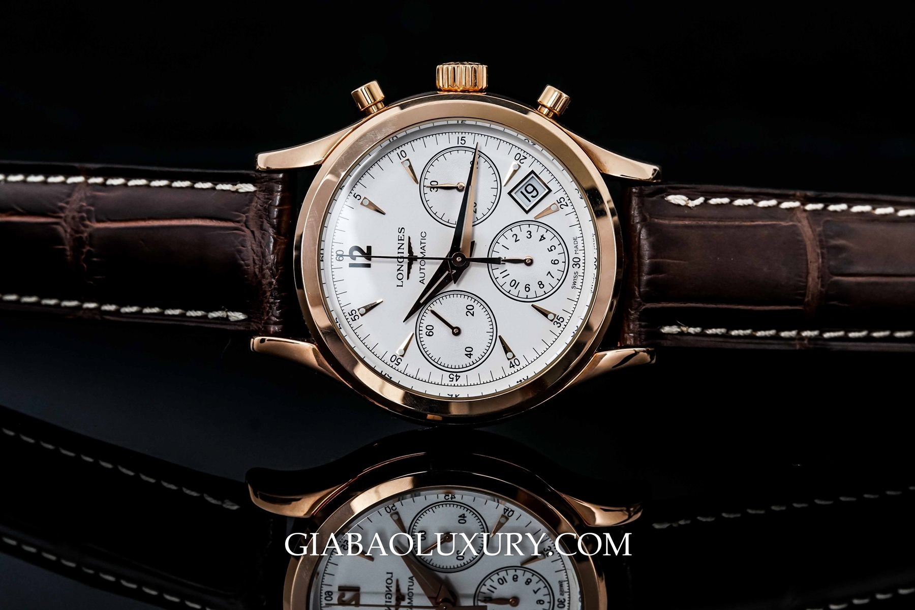  Longines Heritage Automatic Chronograph Silver Dial