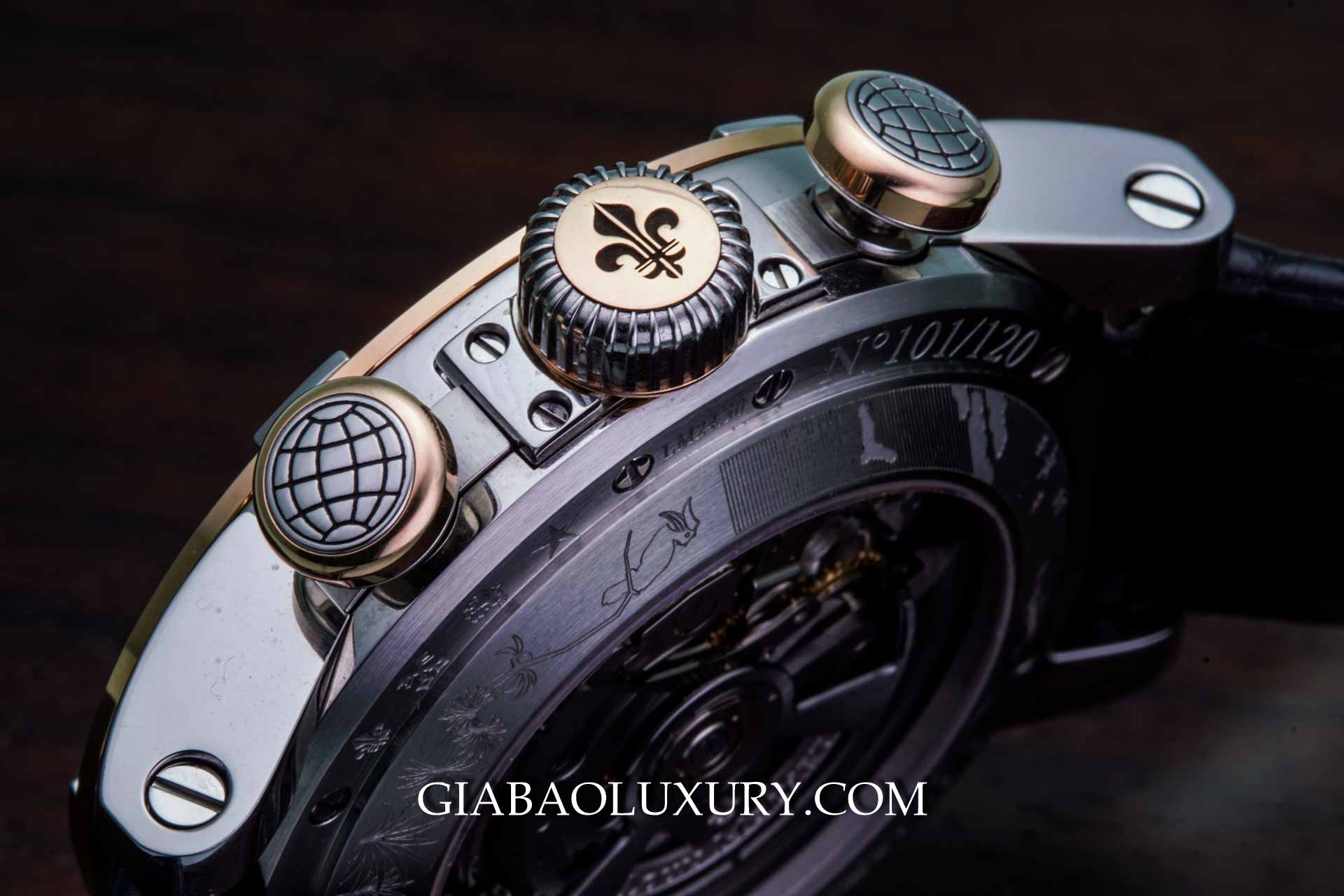 Đồng hồ Louis Moinet Geograph Rainforest