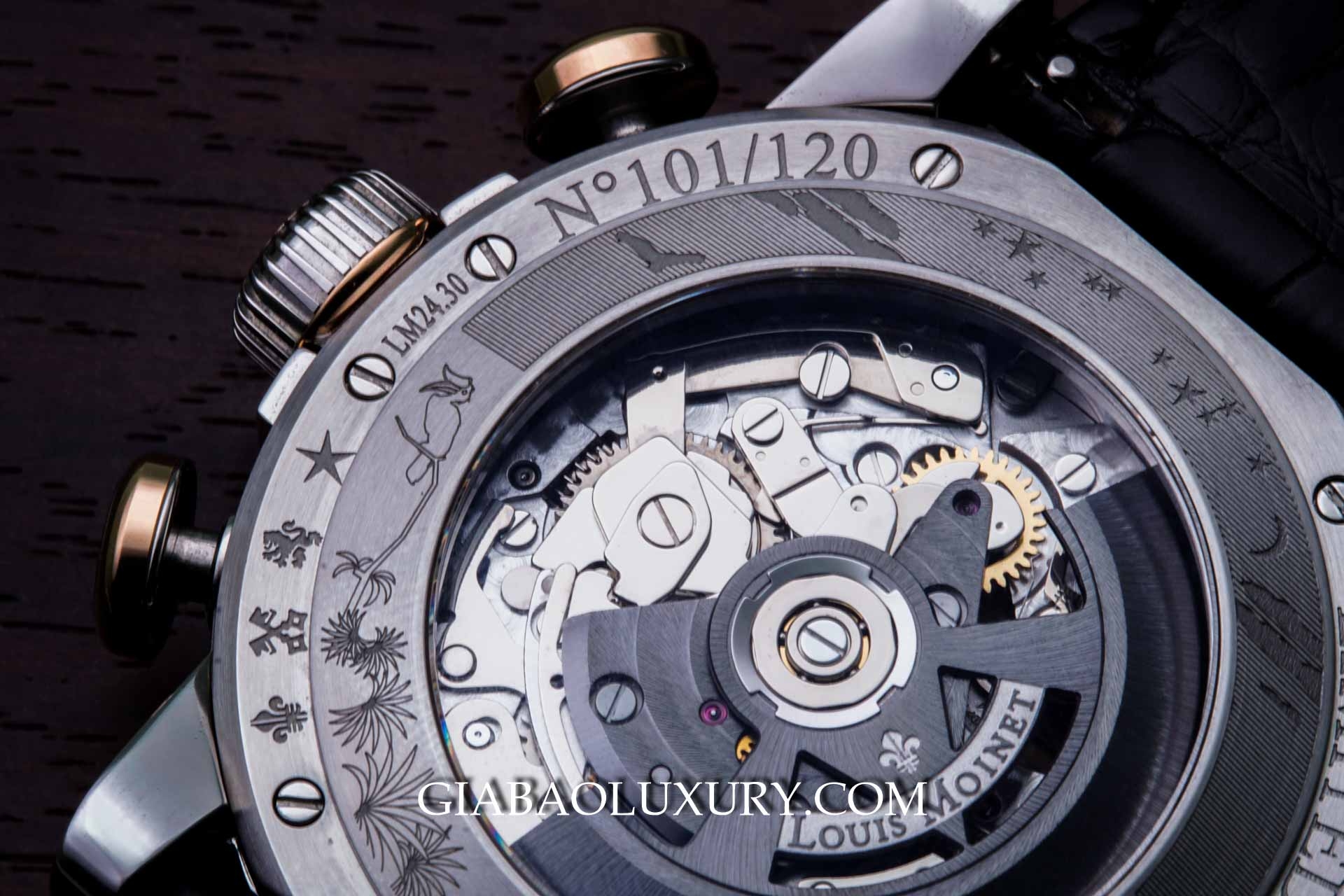 Đồng hồ Louis Moinet Geograph Rainforest