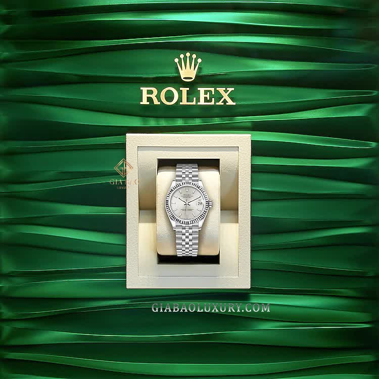 Đồng Hồ Rolex Datejust 278274 Mặt Số Bạc Cọc Số Dạ Quang