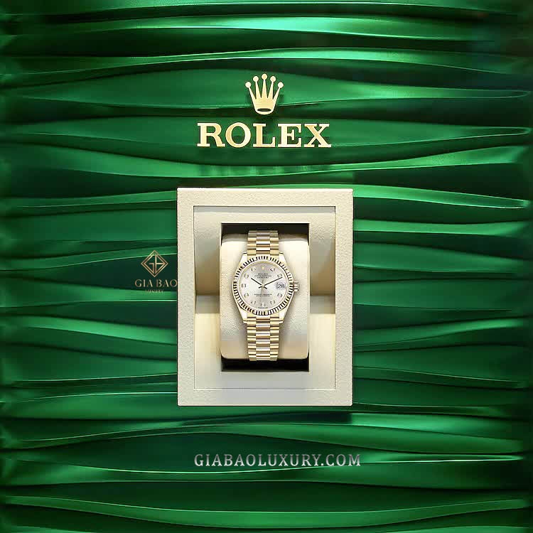 Đồng Hồ Rolex Datejust 278278 Mặt Số Bạc Cọc Số Kim Cương