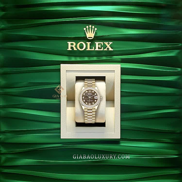 Đồng Hồ Rolex Datejust 31 278288RBR Mặt Số Vỏ Trai Đen