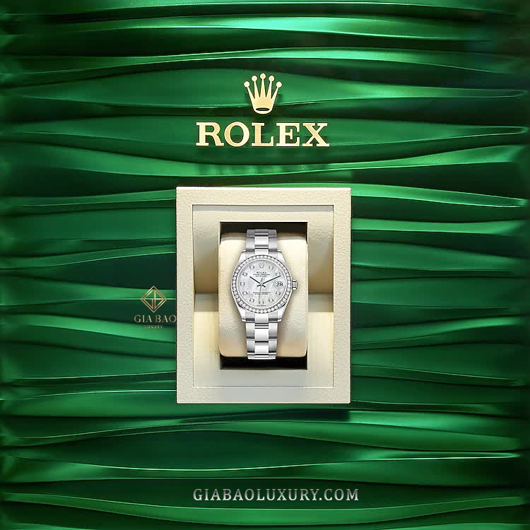 Đồng Hồ Rolex Datejust 31 278384RBR Mặt Số Vỏ Trai Dây Đeo Oyster