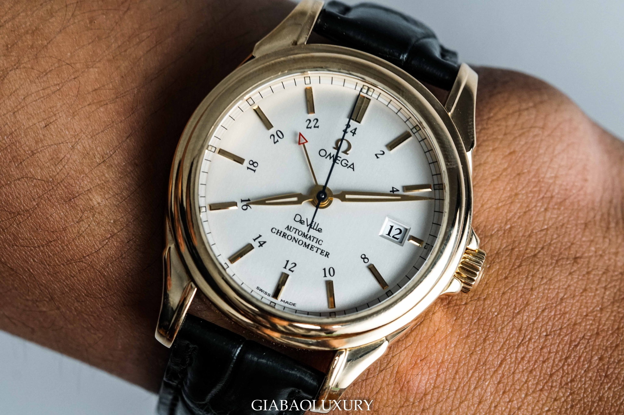 Đồng Hồ Omega Deville Co-Axial Escapement GMT