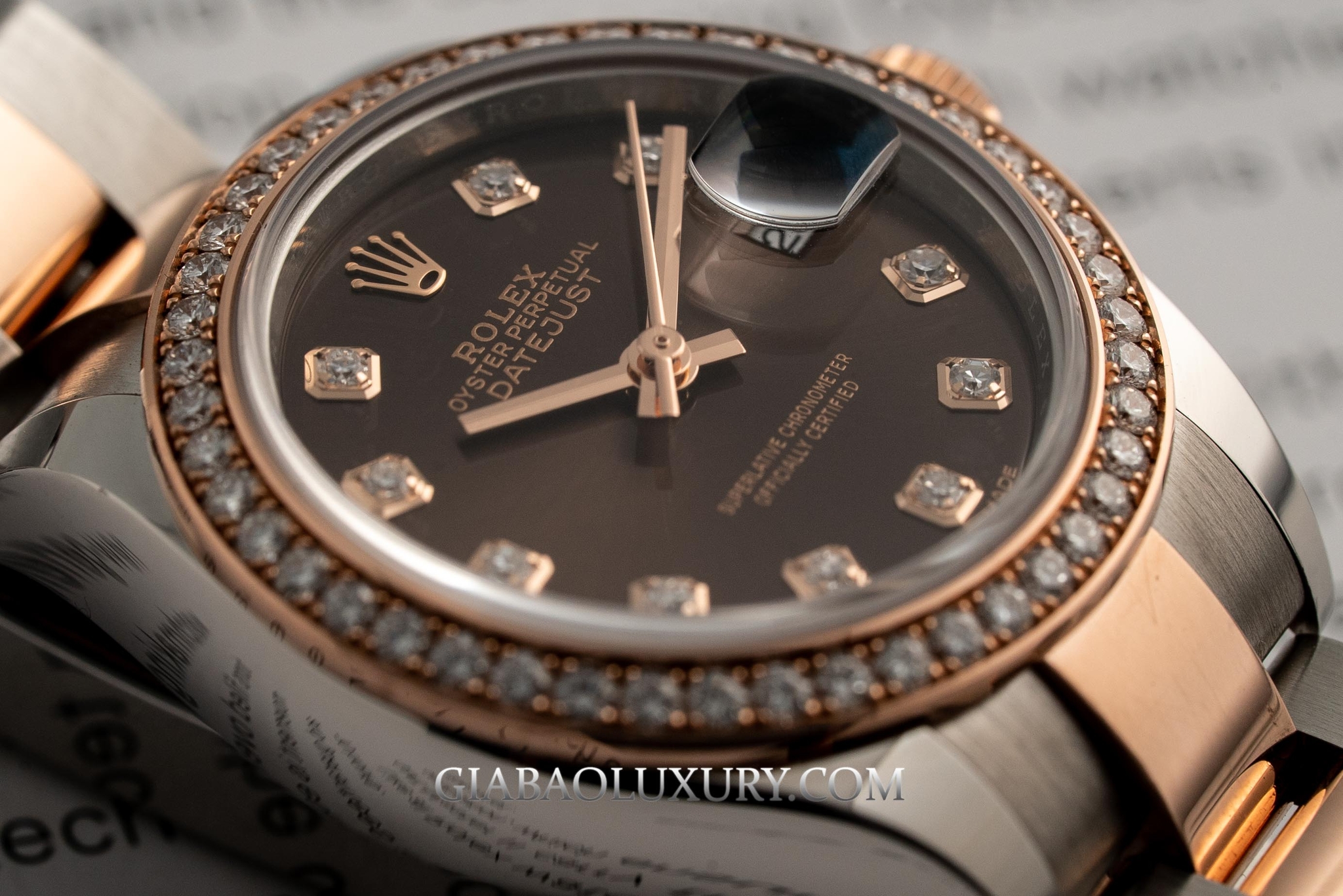 Đồng hồ Rolex Lady-Datejust 279381RBR Mặt Số Chocolate