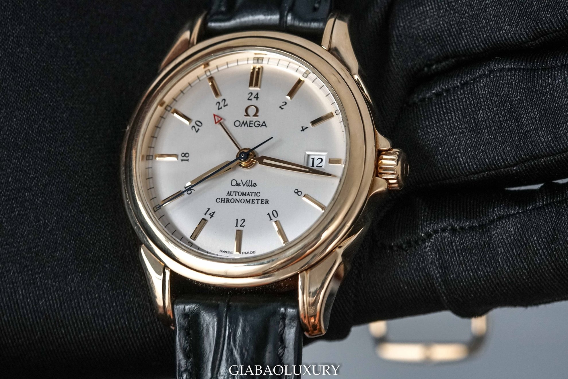 Đồng Hồ Omega Deville Co-Axial Escapement GMT