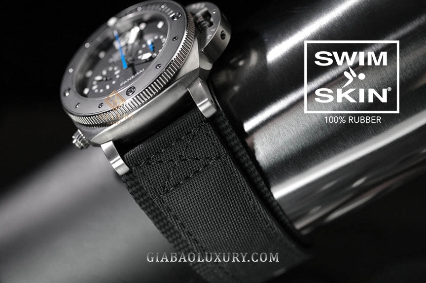 Dây cao su Rubber B dành cho đồng hồ Panerai Luminor Submersible 47mm - SwimSkin®