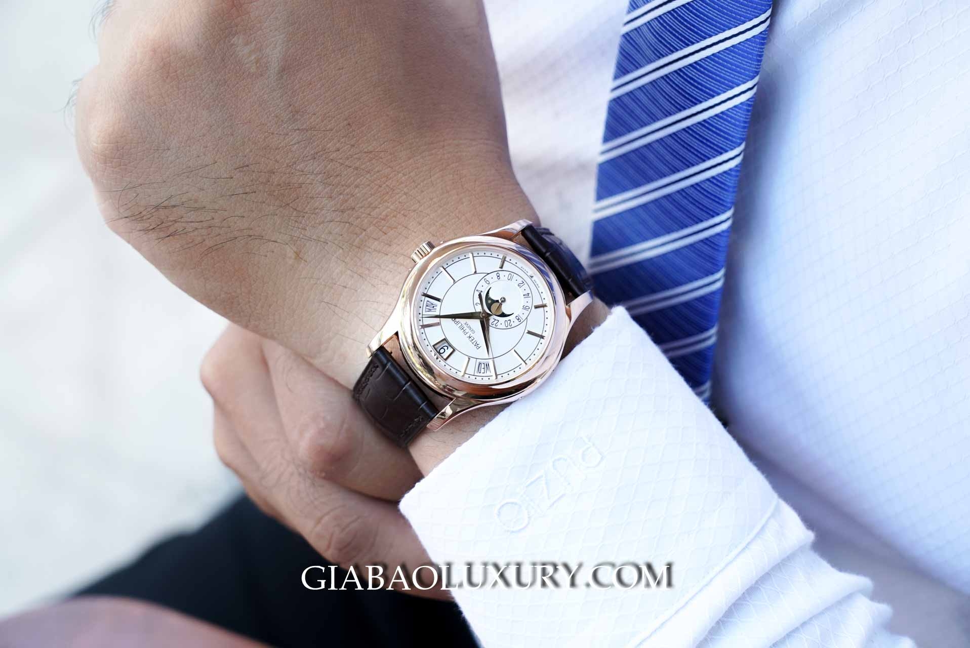 Review đồng hồ Patek Philippe Annual Calendar 5205R - 001