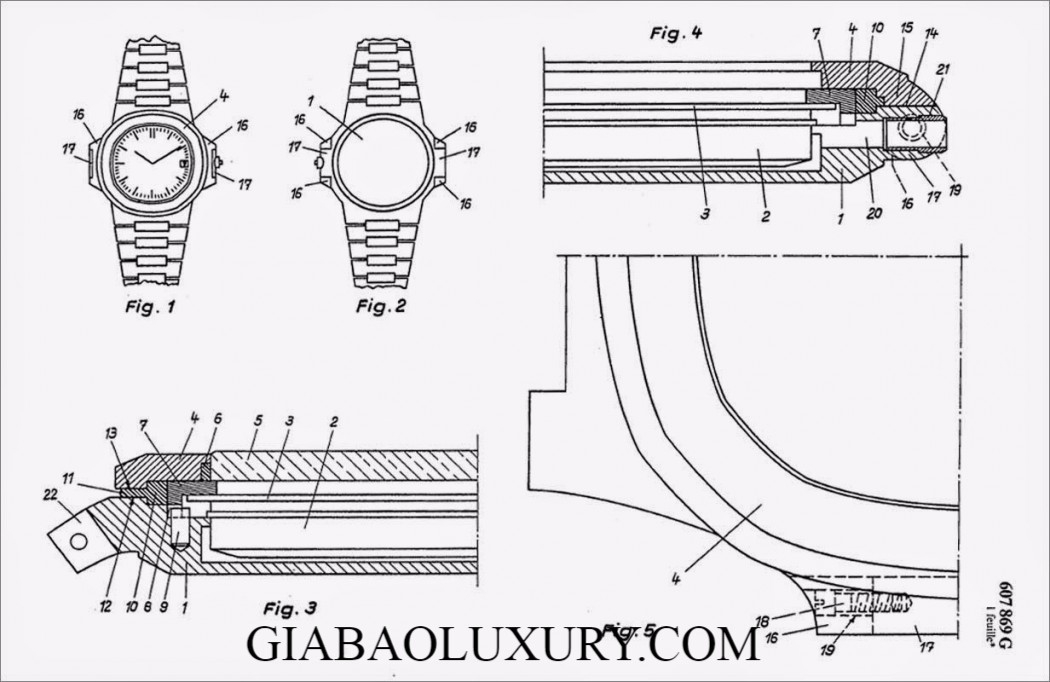 đồng hồ patek philippe nautilus 3700