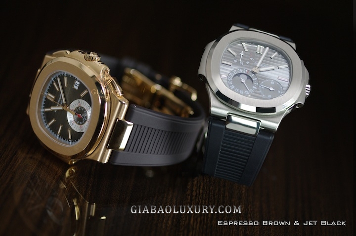 Dây cao su Rubber B dành cho đồng hồ Patek Philippe Nautilus 5726A SS 