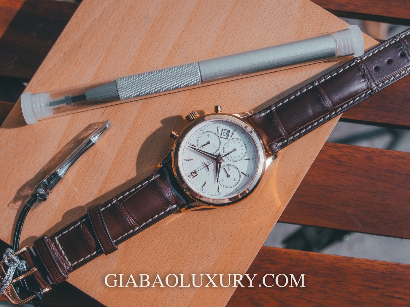  Longines Heritage Automatic Chronograph Silver Dial