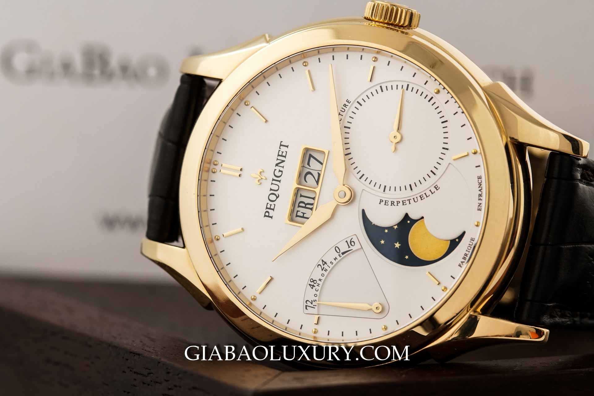 Đồng Hồ Pequignet Rue Royale Moonphase