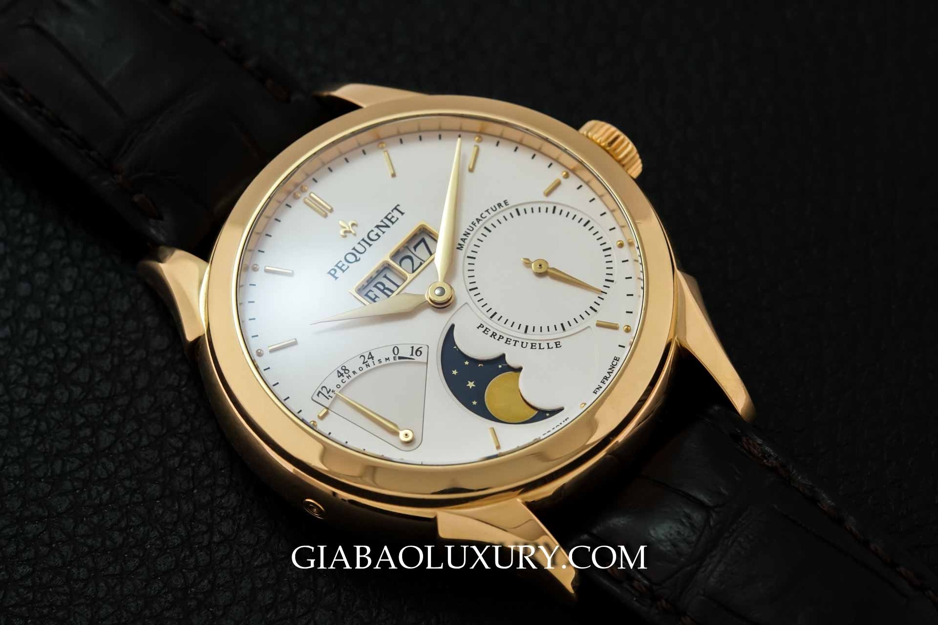 Đồng Hồ Pequignet Rue Royale Moonphase