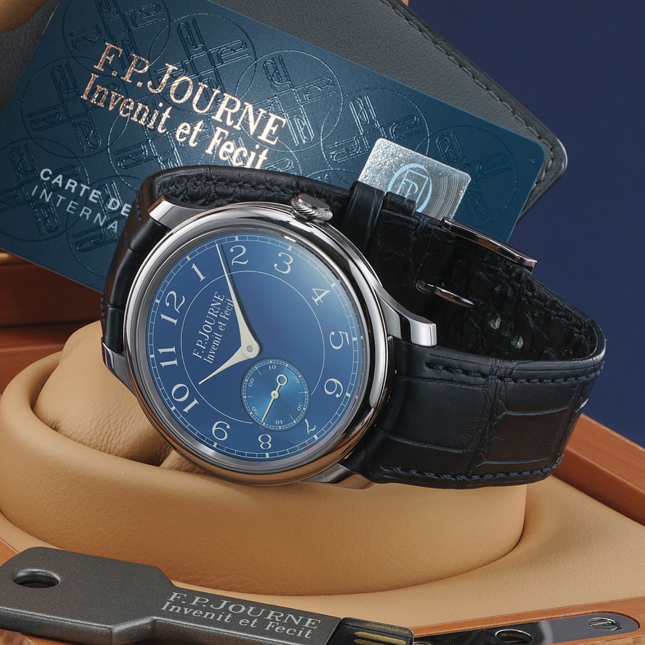 Đồng hồ F.P Journe Chronomètre Bleu With Envy