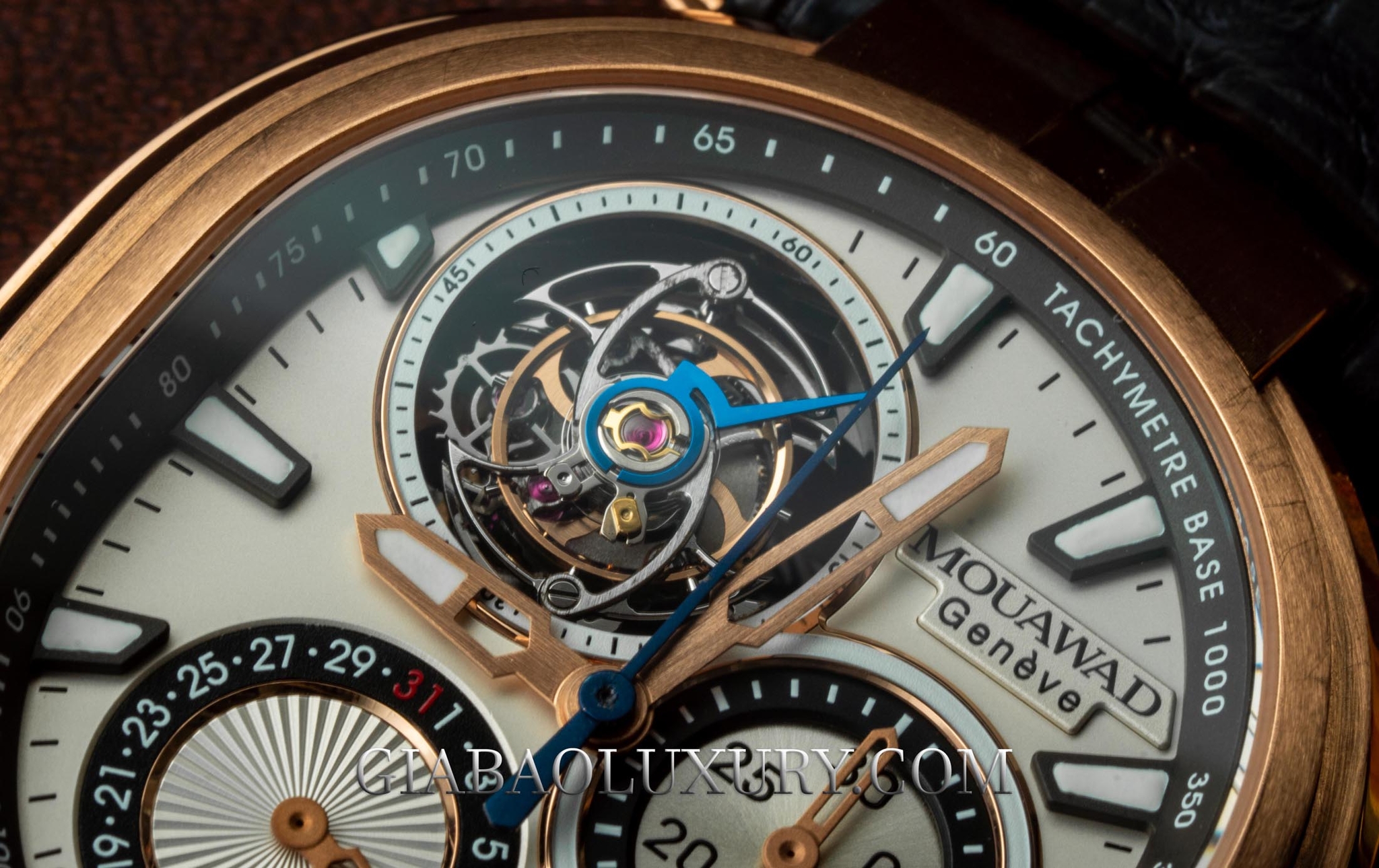 Review Đồng hồ Mouawad Grande Ellipse Chrono Mono Poussoir Tourbillon