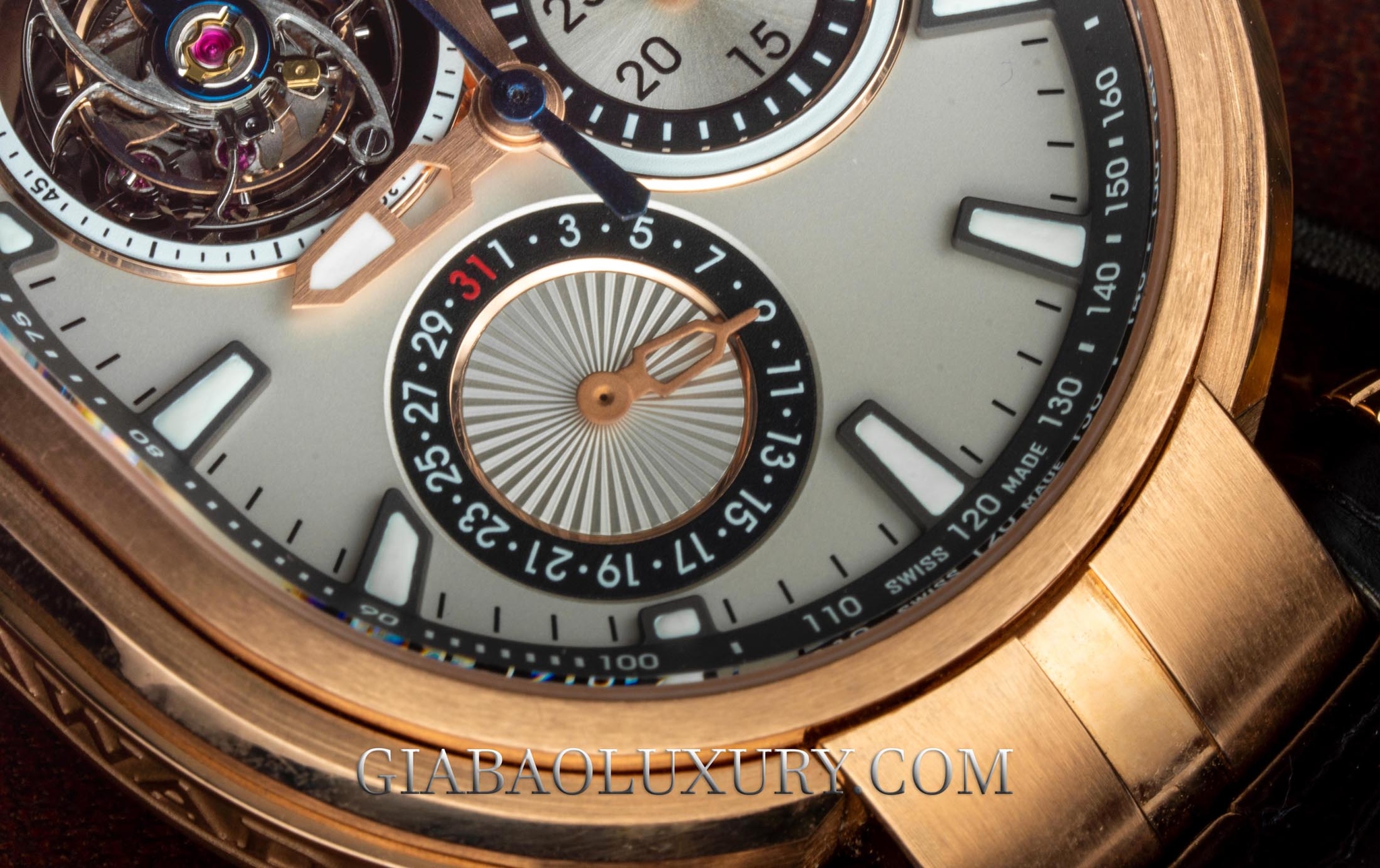 Review Đồng hồ Mouawad Grande Ellipse Chrono Mono Poussoir Tourbillon