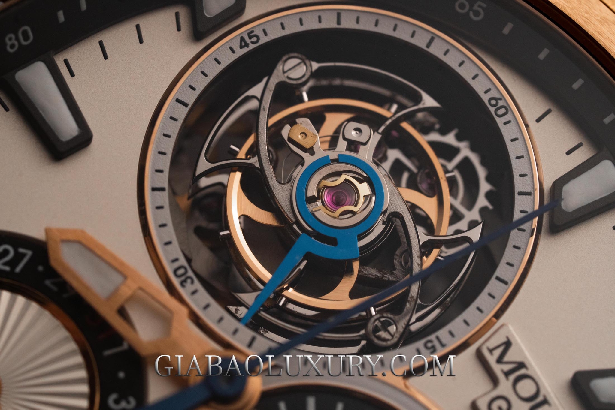 Review Đồng hồ Mouawad Grande Ellipse Chrono Mono Poussoir Tourbillon