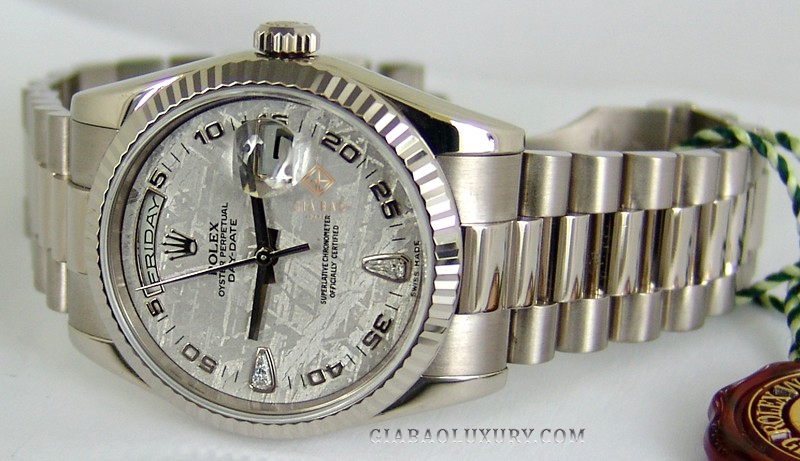 Đồng Hồ Rolex Day Date 118239 Mặt Số Thiên Thạch ( Hiếm )