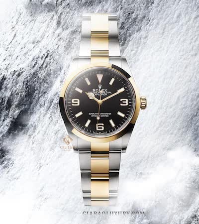 Đồng Hồ Rolex Explorer 124273 Mặt Số Đen