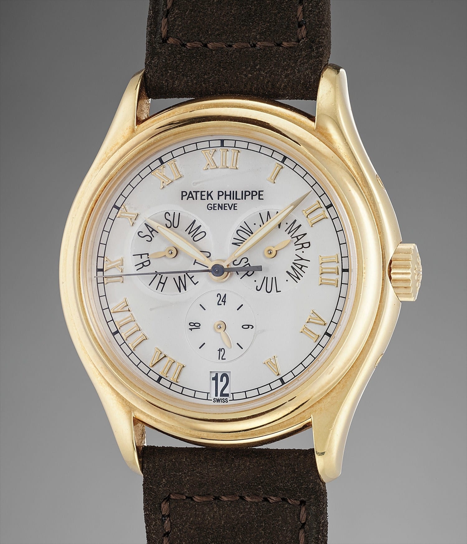 Ref. 5035 là model Lịch thường niên đầu tiên Patek Philippe sản xuất, năm 1996