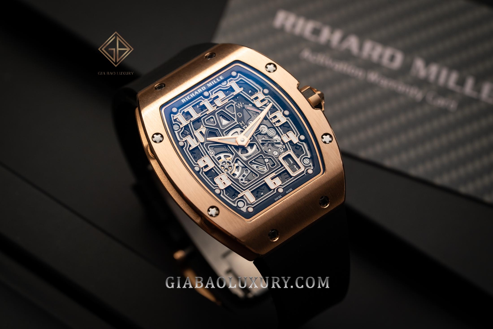 Đồng Hồ Richard Mille RM 67-01 Automatic Winding Extra Flat Vàng Hồng