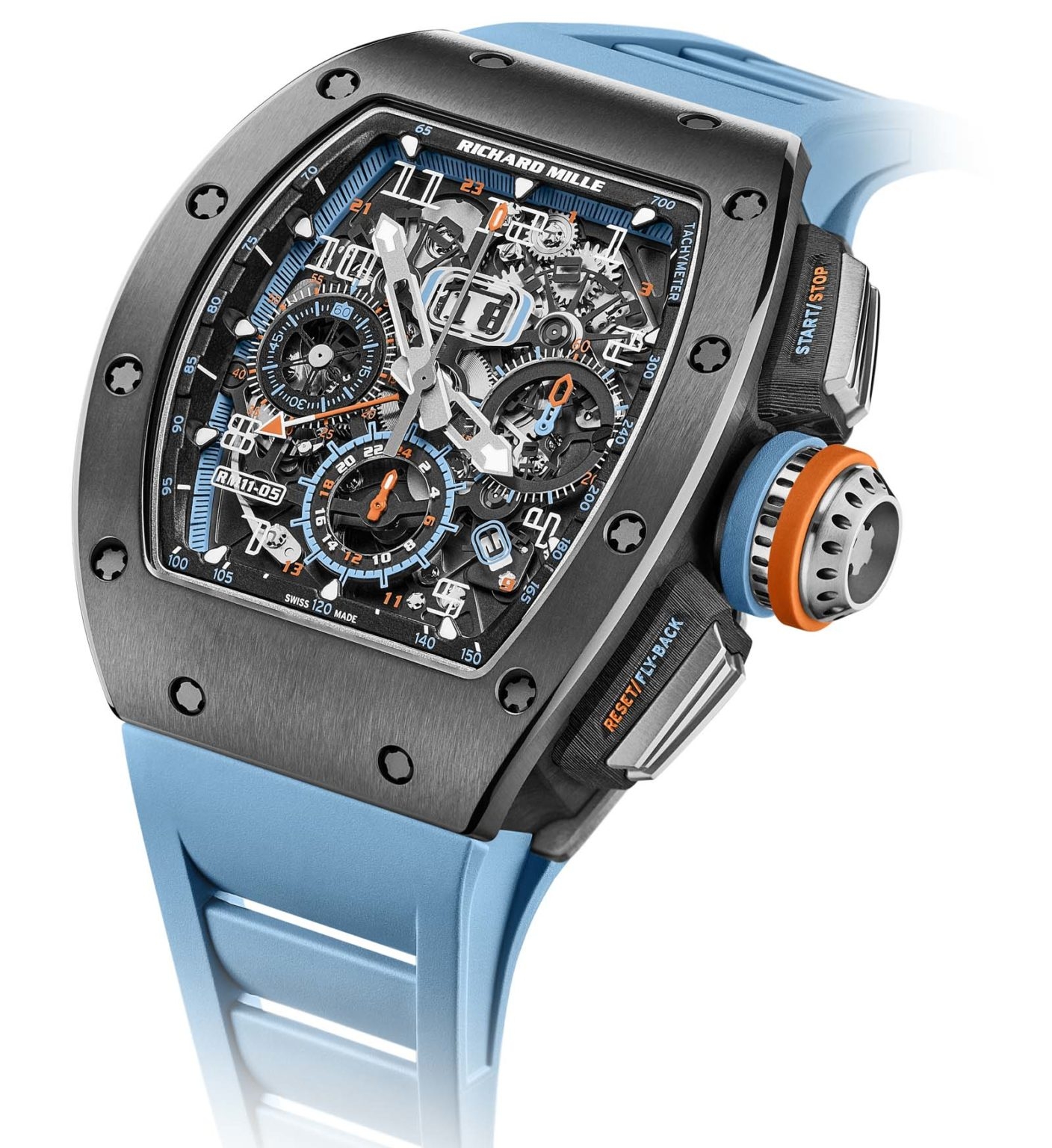 Đồng hồ Richard Mille RM 11-05 Automatic Flyback Chronograph GMT xuất hiện trong vật liệu mới