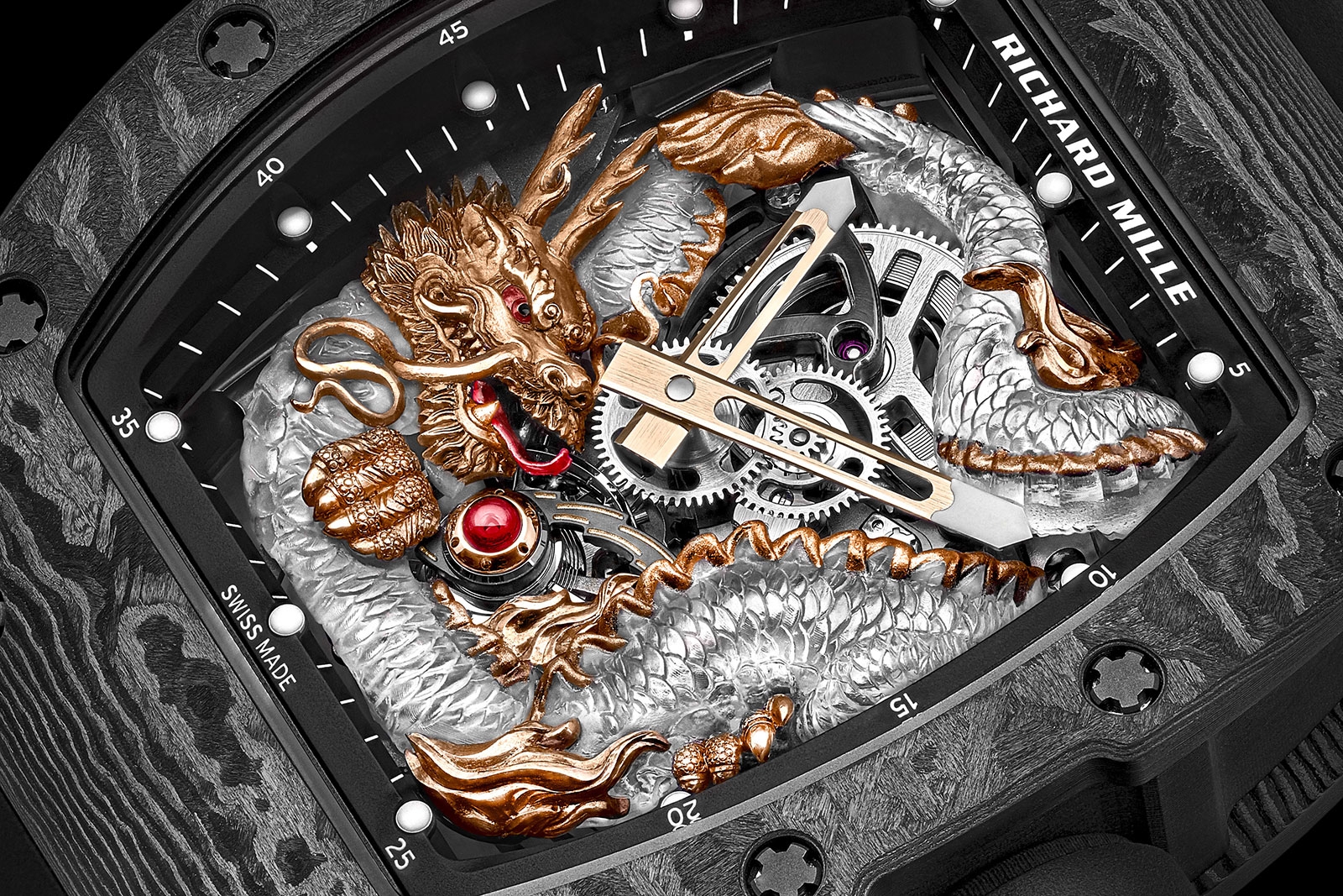 Đồng Hồ Richard Mille RM 57-03 Tourbillon Sapphire Dragon