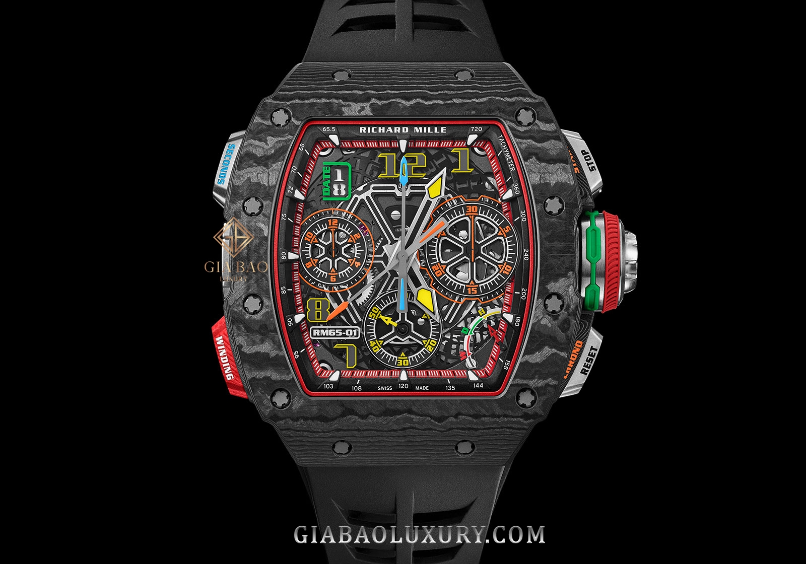 Đồng Hồ Richard Mille RM 65-01 Carbon TPT