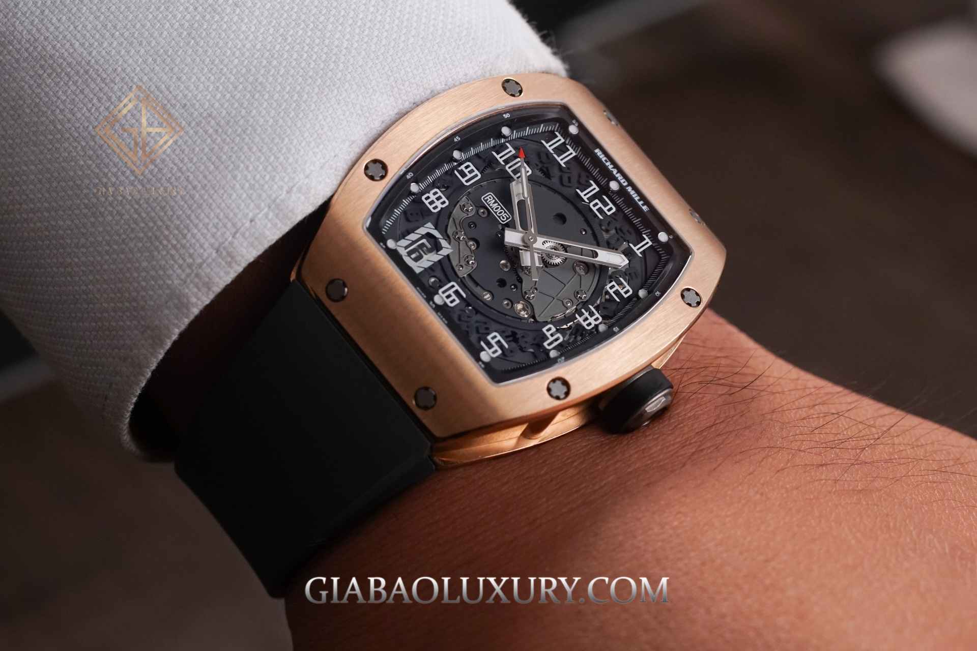 Đánh Giá Trải Nghiệm Trực Tiếp Đồng Hồ Richard Mille RM 005 Rose Gold