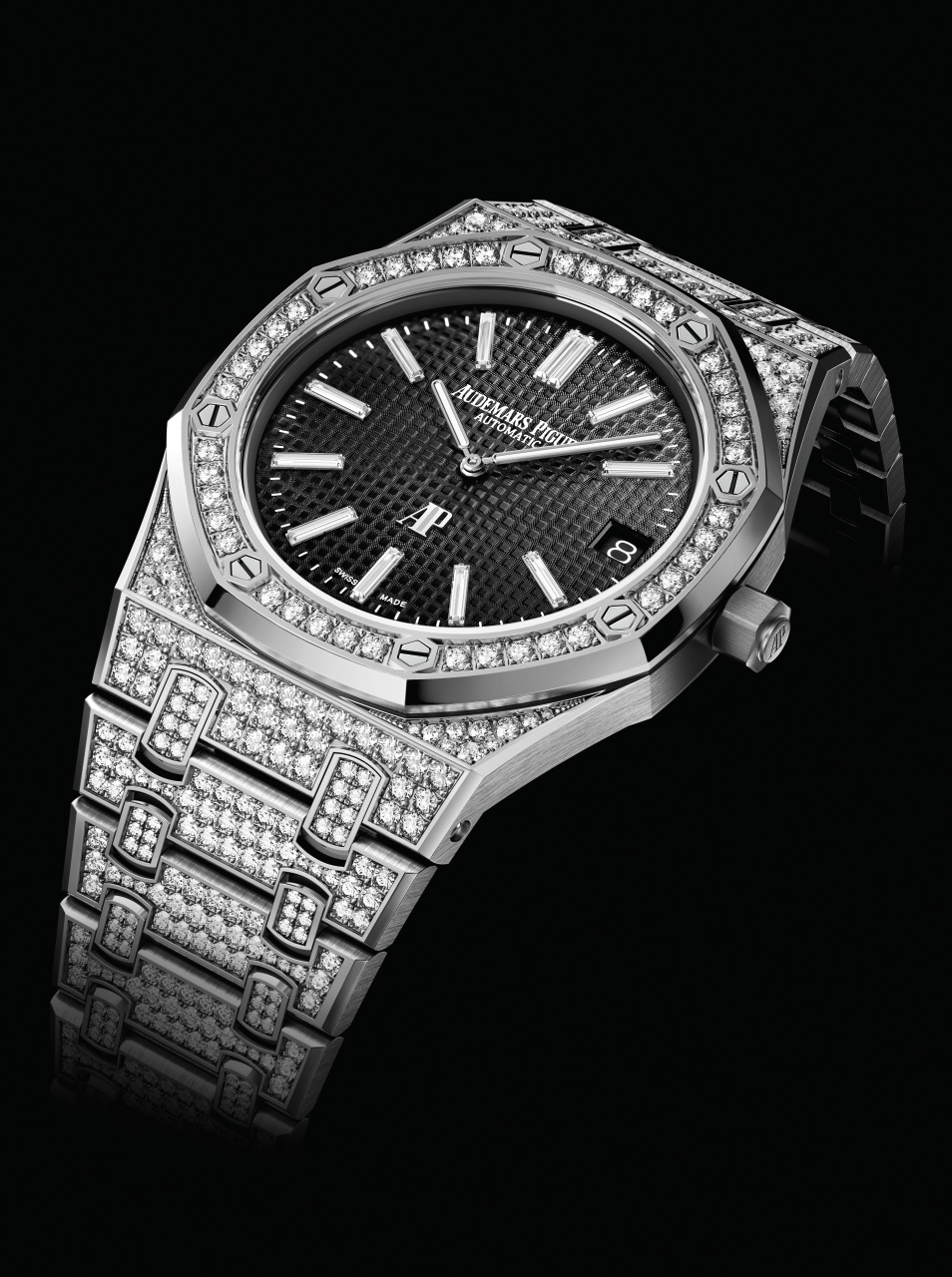 đồng hồ Audemars Piguet Royal Oak Jumbo Extra-Thin Diamond Set Collection 2021