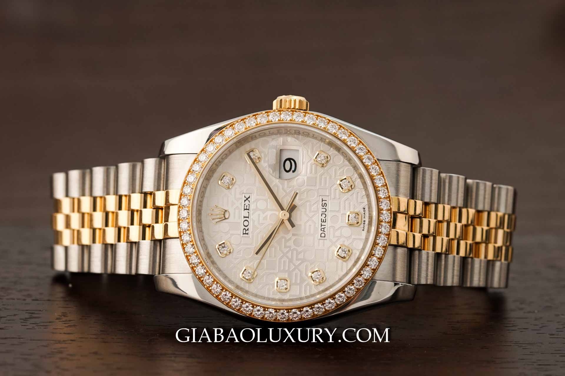 Đồng Hồ Rolex Datejust 116243 Mặt Số Vi Tính Trắng