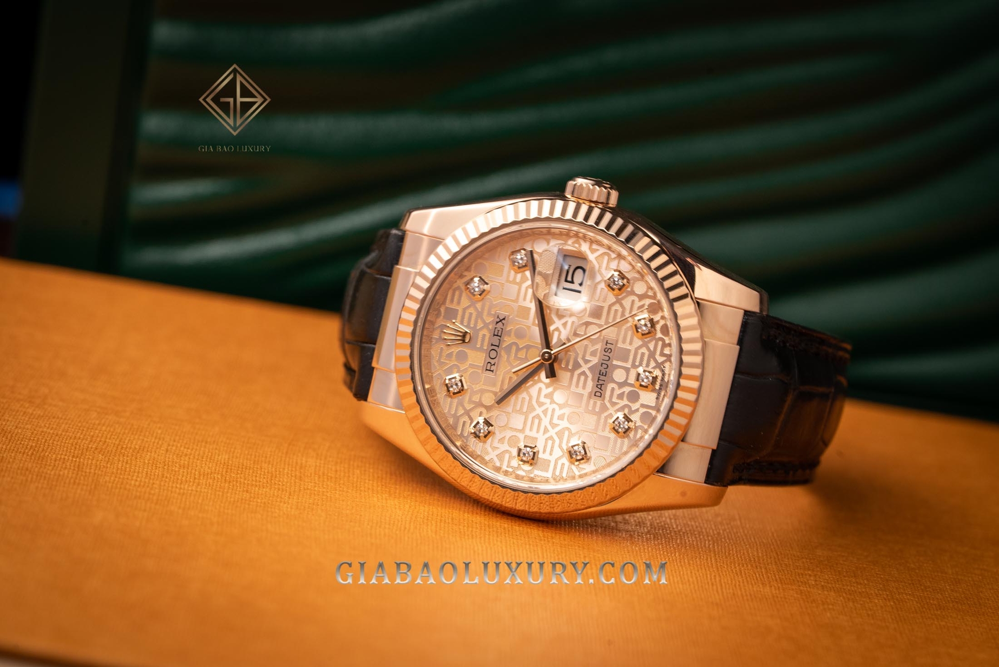 Đồng Hồ Rolex Datejust 36 116135 Mặt Số Vi Tính Hồng