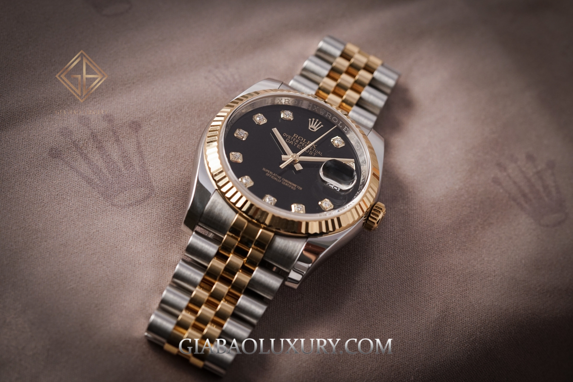 Đồng Hồ Rolex Datejust 36 116233 Mặt Số Đen